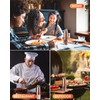 FORLIM Gravity Electric Salt and Pepper Grinder Set, Upgraded 4