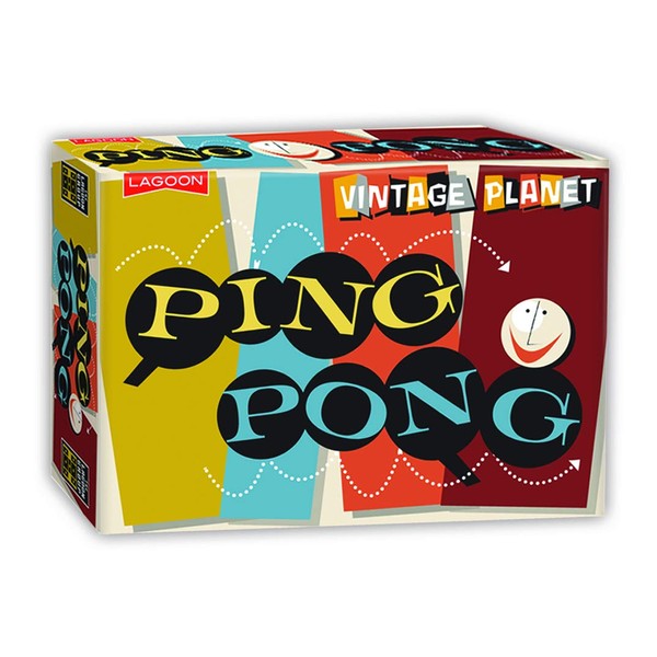 Family Games Vintage Planet Tabletop Ping-Pong