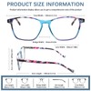 Progressive Multifocus Reading Glasses for Women Men Blue Light Blocking