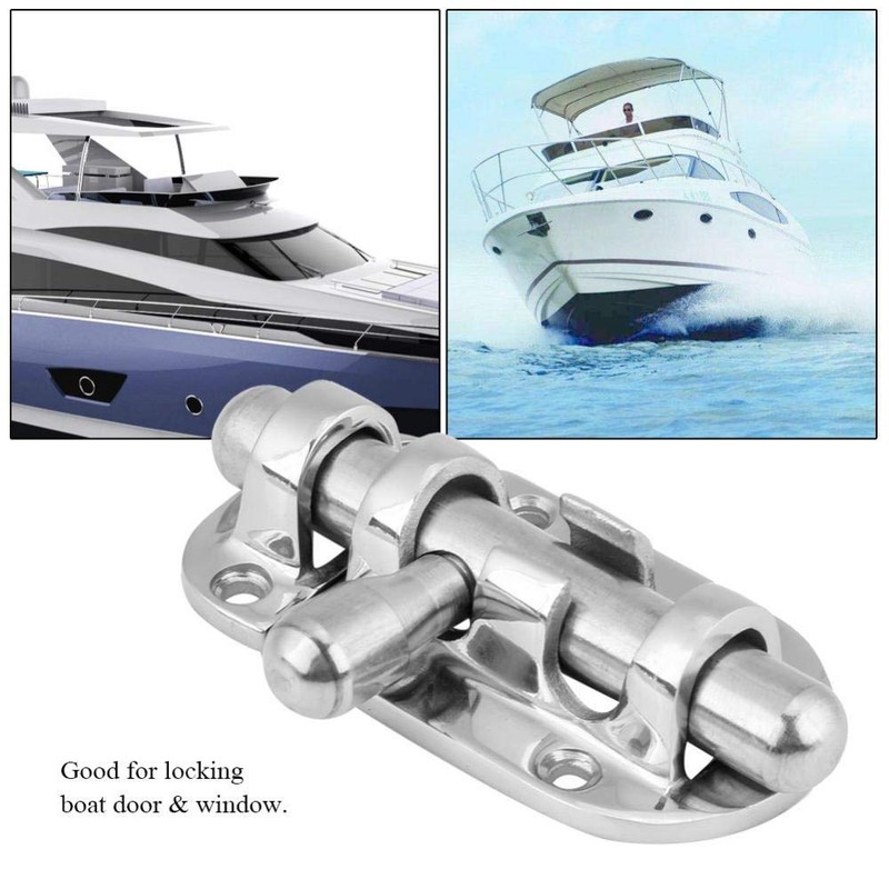 Boat Door Lock Latch, Marine Grade 316 Stainless Steel Door