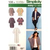 Simplicity Ladies Easy Sewing Pattern 1108 Kimono Tops & Cardigans