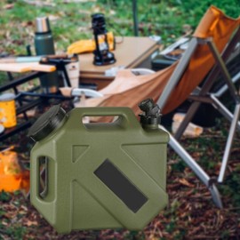 Milageto Water Container Camping Water Storage Jug with Spigot Water Barrel Large Capacity Water Tank Water Bucket for RV BBQ Driving