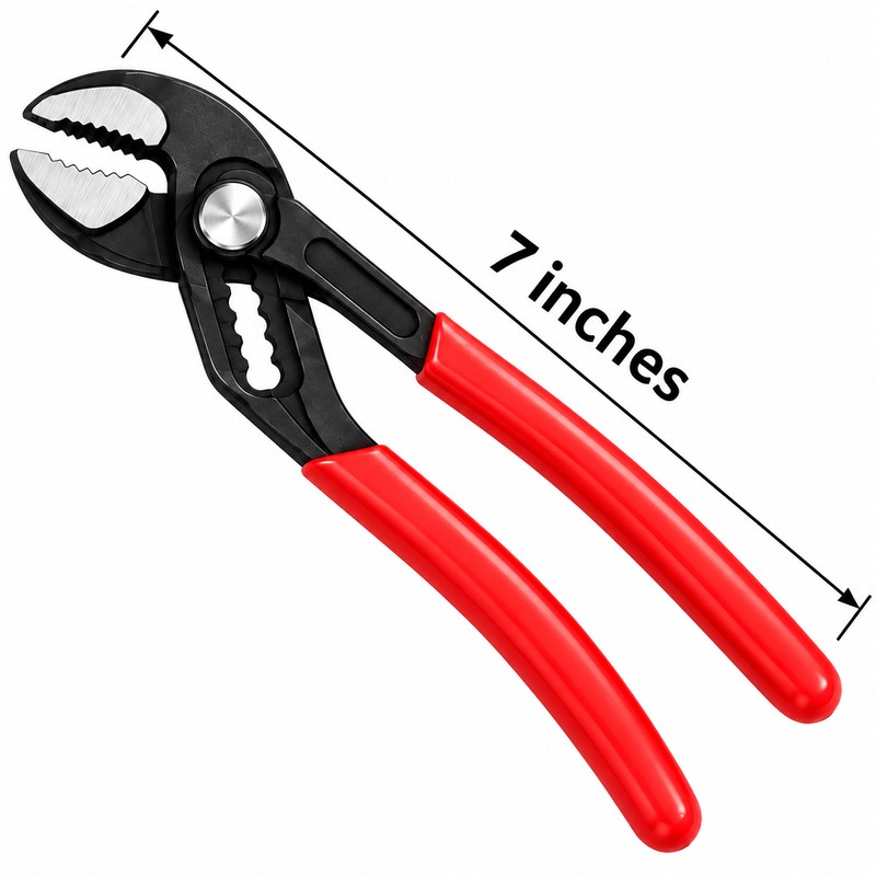 1pc Water Pump Pliers Notch Pliers Self-Locking Pipe Pliers Multifunctional