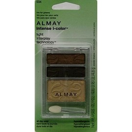 Almay Intense I Color Trio For GREEN EYES #034 - Brand New / Sealed/Pack