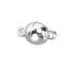 20 Sets Magnetic Clasps Round Brass Fashionable Jewelry Clasps for