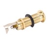 Guitar End Pin Jack Socket Threaded Metal 6.35mm for Bass