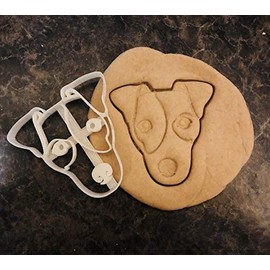 Jack Russell Cookie Cutter and Dog Treat Cutter - Face - 5 inch
