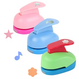 RoxNvm Paper Punch Set, 3PCS Craft Punch Shapes, DIY Mini Hole Puncher, Fashion Cute Craft Paper Punch for Scrapbook Paper Card Making, Hole Punch For Paper Crafts, Cards, Hobby Craft, Photo Album
