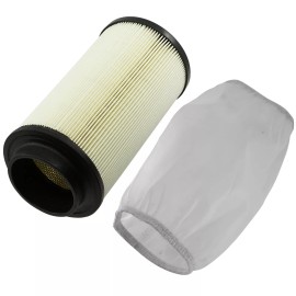 Caltric Air Filter w/ Prefilter Intake Air Sleeve For Polaris Magnum 500 4x4 1999-2003
