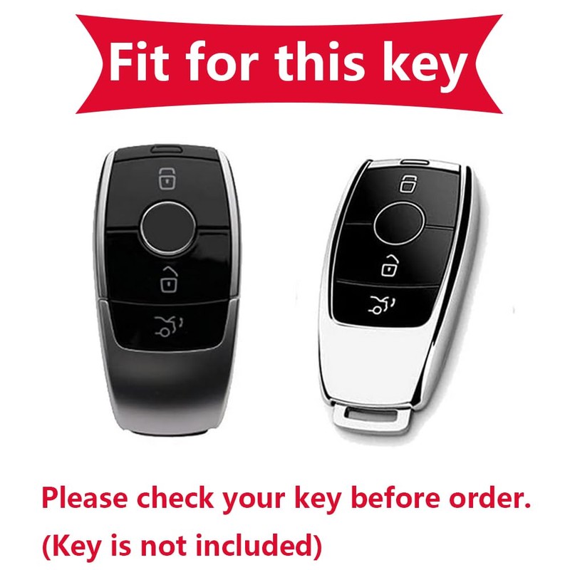 KUNIO Key Case Fits Mercedes A B C E S