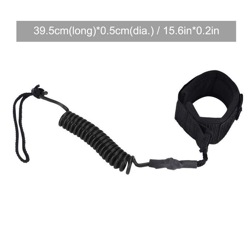Surf Foot Rope Paddleboard Stand-Up 5 Feet, Rope Strap Wrapped