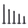 #10 x 1/2" Black Modified Truss Head Self Drilling Screws