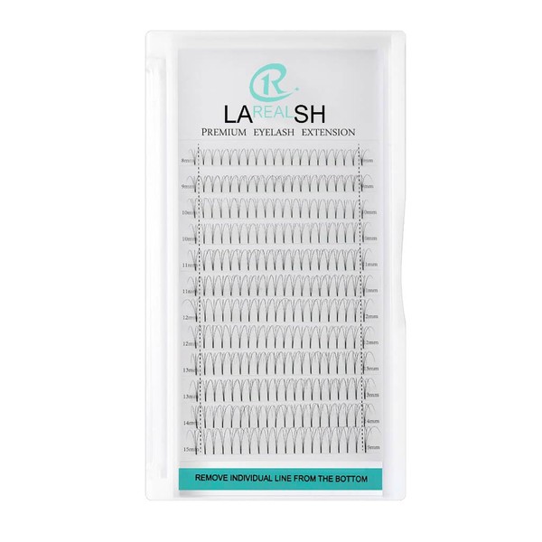 3D 0.07 0.10 Short Stem Russian Premade Volume Fans Lashes