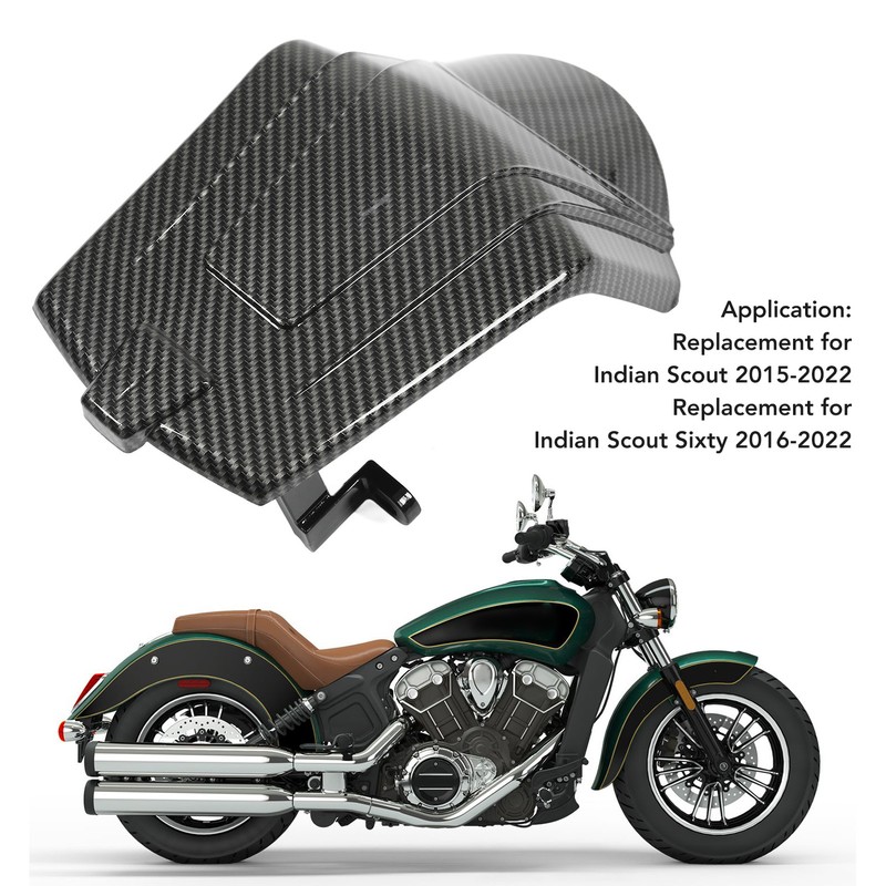 Motorcycle Front Wiring Box Cover Carbon Fiber Grain Strong Strength