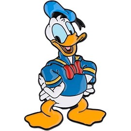 Donald Cartoon Duck Character Metal Enamel Inch 1.35 Tall Pin
