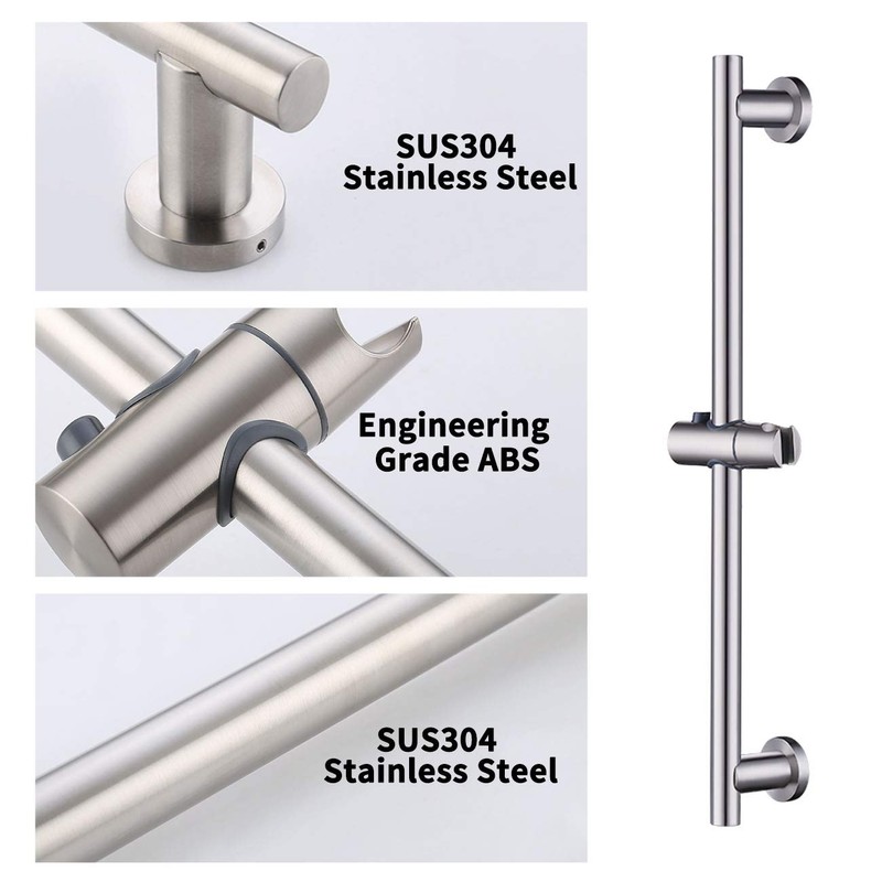 KES Shower Slide Bar for Bathroom with Adjustable Handheld Shower