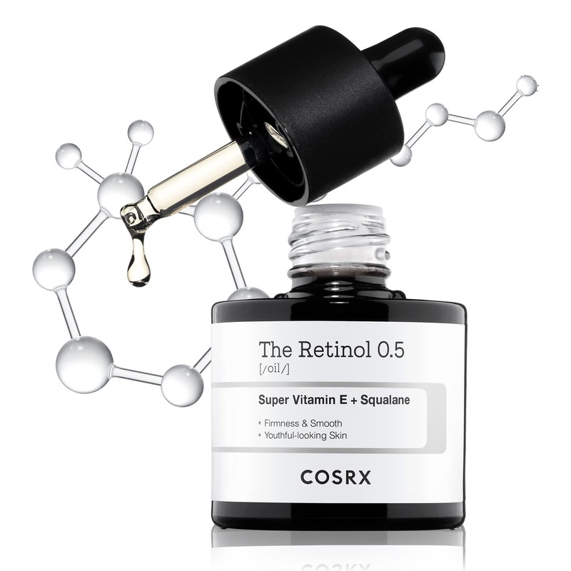 COSRX Retinol 0.5 Oil, Anti-aging Serum with 0.5% Retinoid Treatment