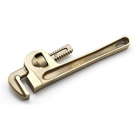 TMAX 8 Inch Non Sparking Pipe Wrenches, Aluminum-Bronze Non Spark