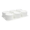 Silicone Mousse Mold – 8-Cavity Dessert Molds for Cheesecake, Chocolate,