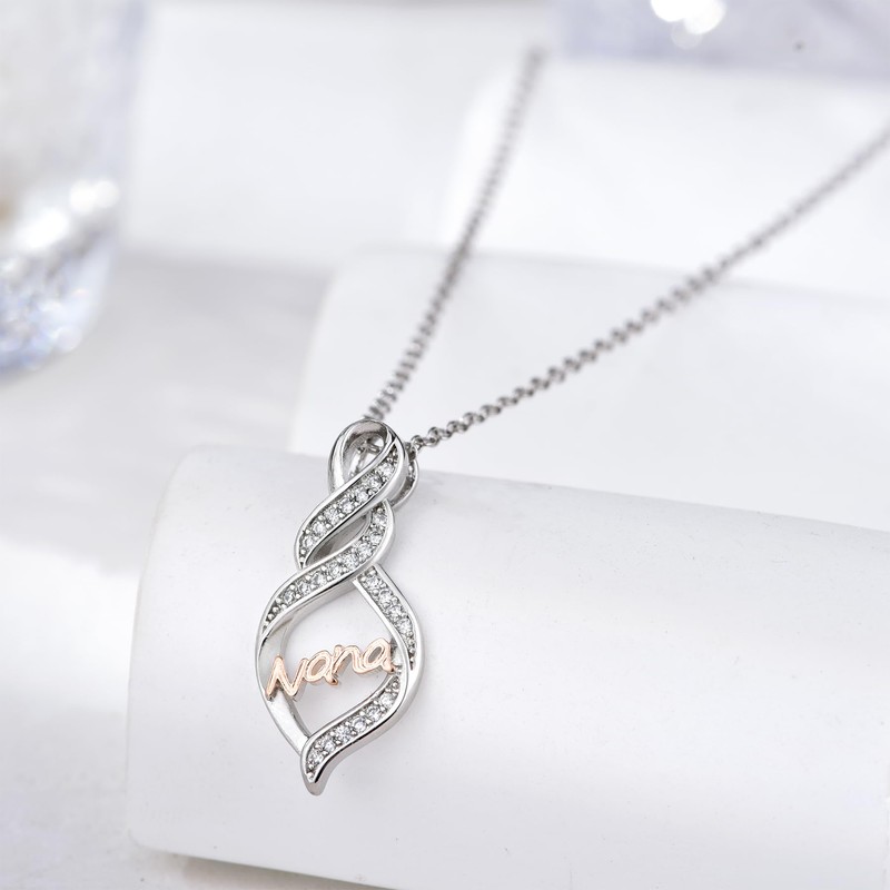 TALYKONG Nana Necklaces Mothers Day Birthday Gifts for Nana Mom