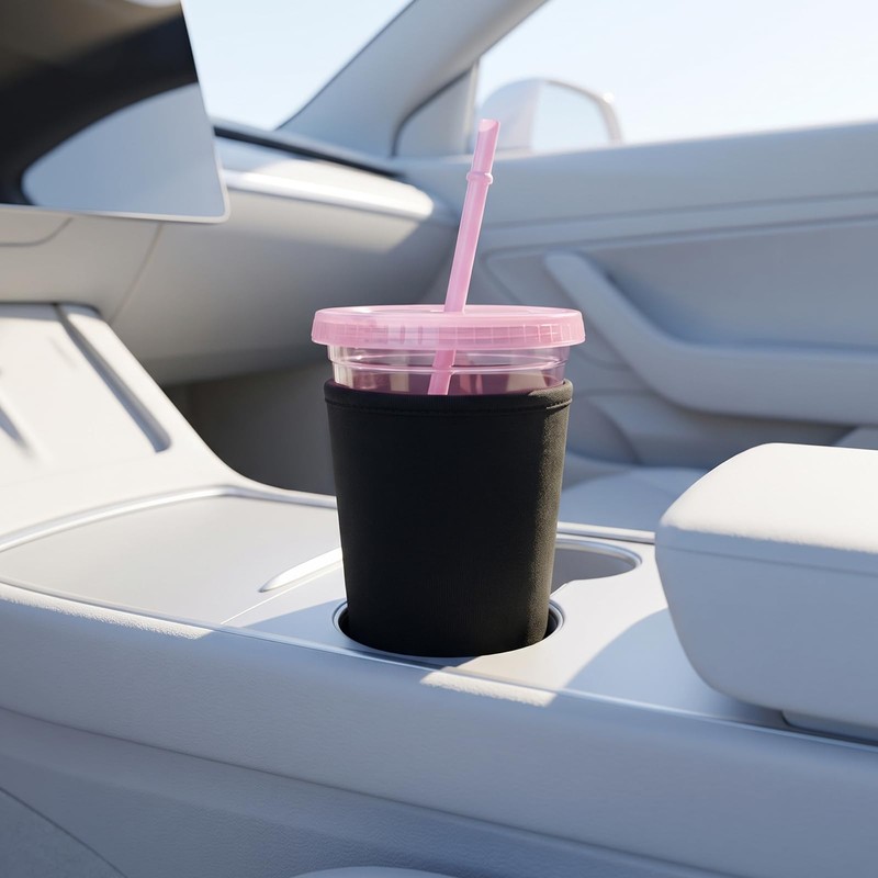 3PCS Reusable Insulated Sleeve for Iced Coffee Cup