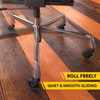 Office Chair Caster Wheels Replacement - Set of 5 Hardwood