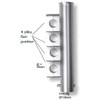 Wiggler Aluminium Boat Rod Holder Length 25 cm Railing Rod