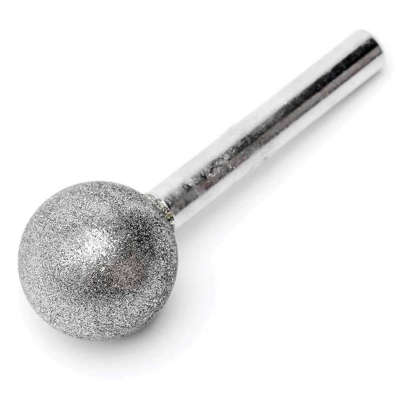 ChilternCasa 20mm Diamond Ball Bit,Round Head Rotary Burr Shank 6mm