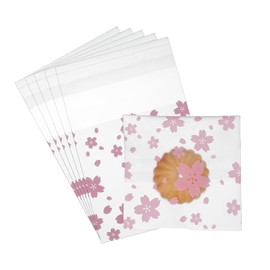 PATIKIL Cookie Treat Bags, 2" x 2" 100 Pcs Clear Self Sealing Bags Matte OPP Bakery Packaging for Biscuits Popcorn Party Favors Weddings