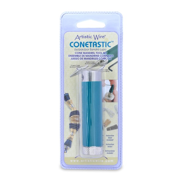 アーティスティックワイヤー円錐マンドレルセット、5 mm x 2 mm / 0.20インチ x 0.08インチ、8 mm