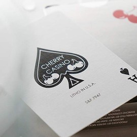 SOLOMAGIA Cherry Casino (McCarran Silver) Playing Cards by Pure Imagination Projects