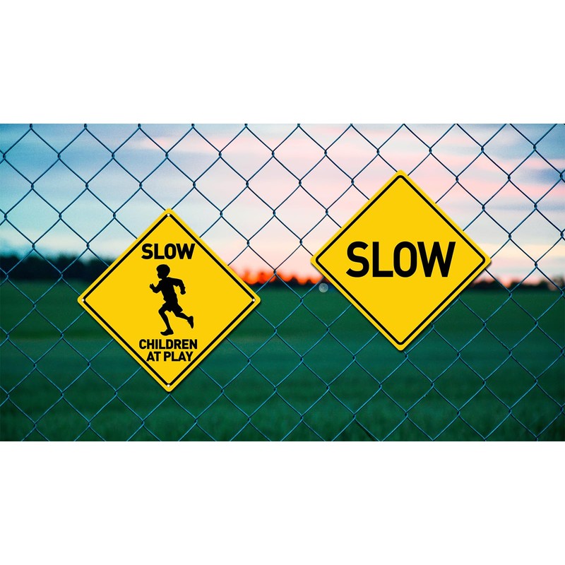 BTHUKO 12 x 12 inch “Slow - Children at Play”