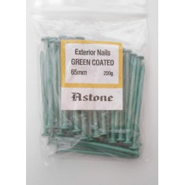 Astone Green Coated Exterior Nails Garden decking Nails (250g x 50mm)