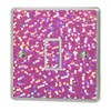 the grafix studio Raspberry Sequin Sparkle Light Switch Sticker Vinyl/Skin cover