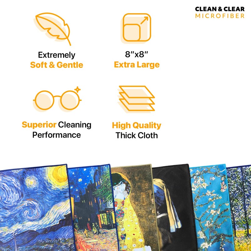Clean & Clear Microfiber Large [5 Pack] World Best Classic