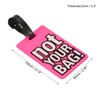 MECCANIXITY Luggage Tag, PVC Identifier Card Holder Label, Not Your