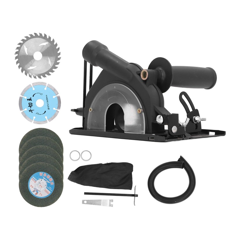 Angle Grinder Stand, Adjustable Cutting Bracket Protective Cover 0-45° Angle