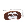 FOMIYES 2pcs Plush Cartoon Animal Sleep Masks for Fluffy Light