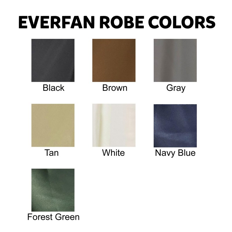 Everfan Adult Hooded Robe with Sleeves | Wizard, Jedi, Monk,