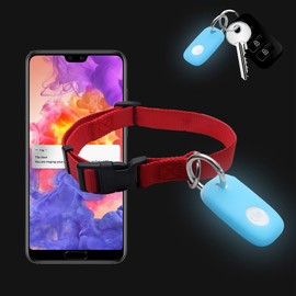 Glow Case for Tile Pro (2022) 2-Pack. (Glow in Dark) Small Bluetooth Tracker Cover, Protective Holder for Key Finder and Item Locator, Pets Dog Cat Collar Tracker Accessories,Glow Green+Glow Blue