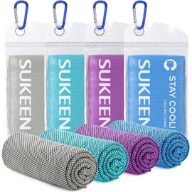 Sukeen Cooling Towel, Cooling Microfibre Towel for Instant Cooling, Ice Towel, Cooling Sports Towel for Hiking, Running, Camping, Travel