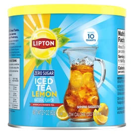 Lipton Diet Lemon Iced Tea Mix – Pack of 2, 10 Quarts Each (Total 20 Quarts) – Zero Sugar, Caffeinated Powder Drink Mix