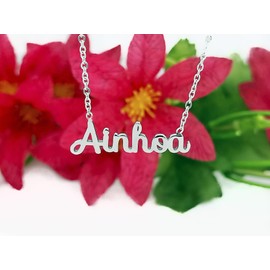 Only faith Personalisierte Namenskette für Damen aus Edelstahl mit origineller Geschenkbox Kette Anhänger Schmuck speziell für Freundinnen, standard, Edelstahl, Nicht zutreffend.