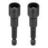 sourcing map 2pcs Magnetic Nut Driver 10mm Hex Drive Socket