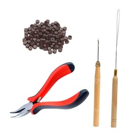 Baluue Hair Extension Plier Micro Rings Girls Hair Accessories Professional Hairdressing Kit Pulling Needle Hook