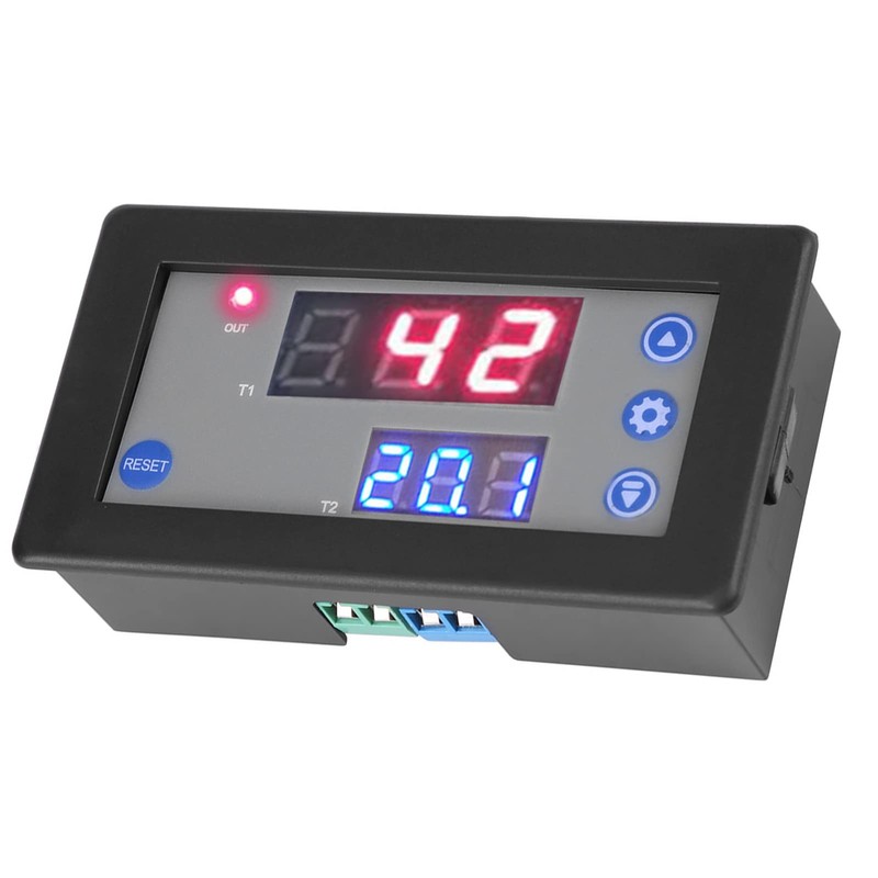 QANYEGN 12V Timing Delay Relay Module, Digital Timer Relay Board,