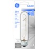GE Lighting Incandescent Appliance Light Bulb, T10 Tubular Light Bulb,