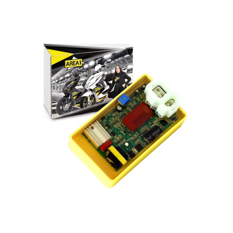 Area1 Tuning CDI Ignition Box Adjustable for 50 cc 4-Stroke