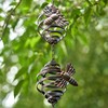 Zaer Ltd. Ornate Hanging Rain Chains (Bronze Finish, Honeycomb)