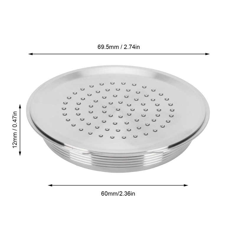 Coffee Capsule Reusable Refillable Coffee Filter Cup with Spoon Brush